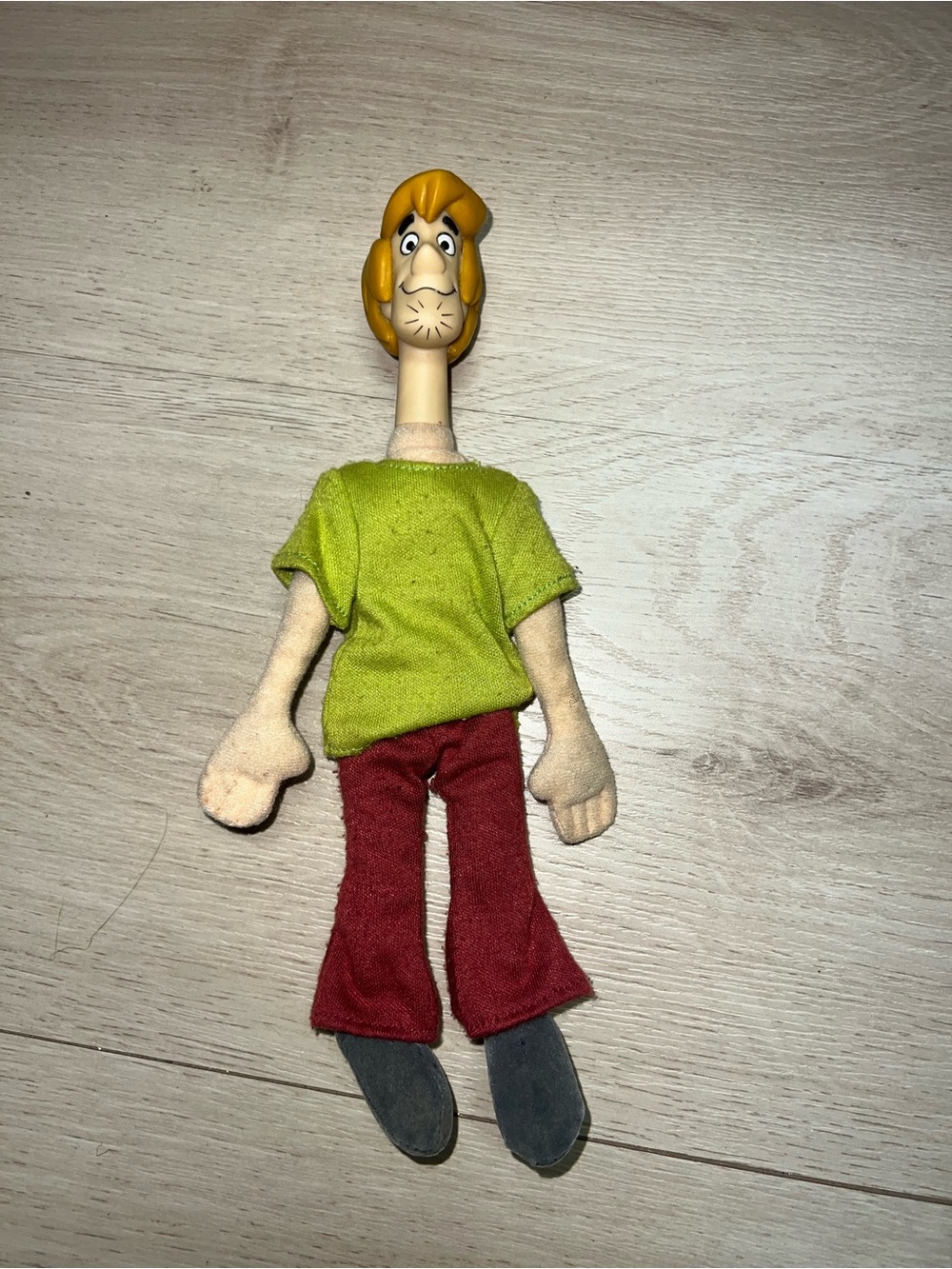 Vintage Cartoon Network Scooby-Doo Shaggy Rogers Plush Doll Early 2000s